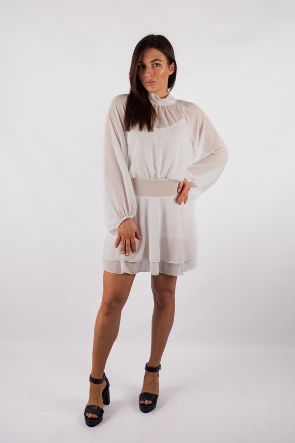 Soli - a creamy dress with a delicate cut 2