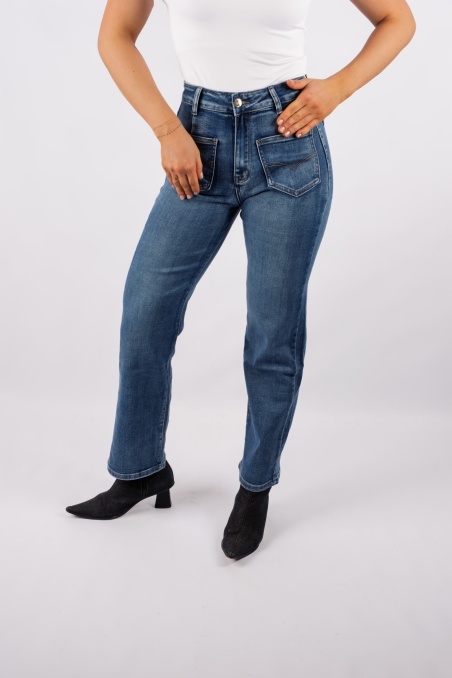 Joie - high-waisted jeans with a straight leg
