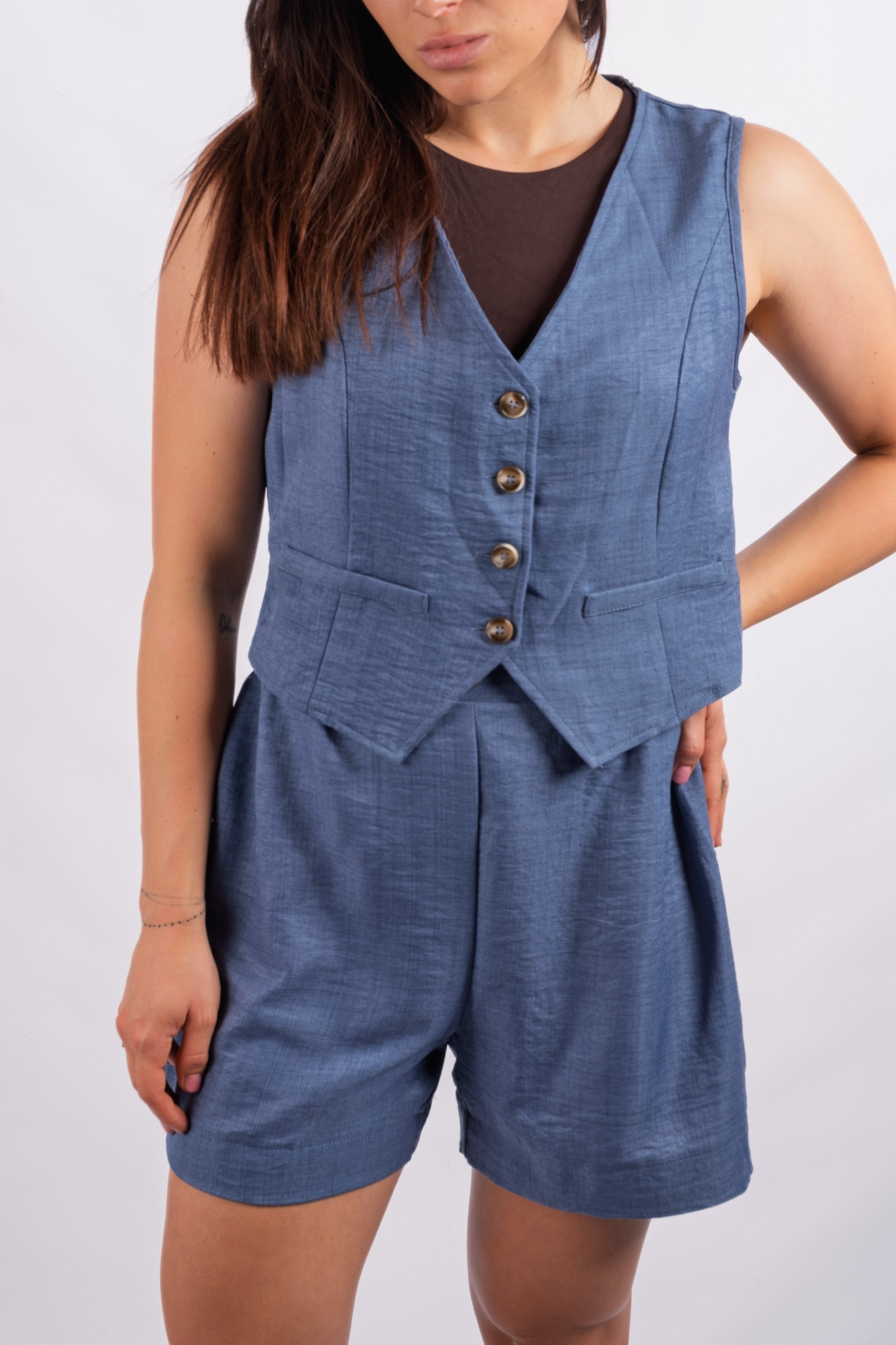 Nora - blue set with a blazer