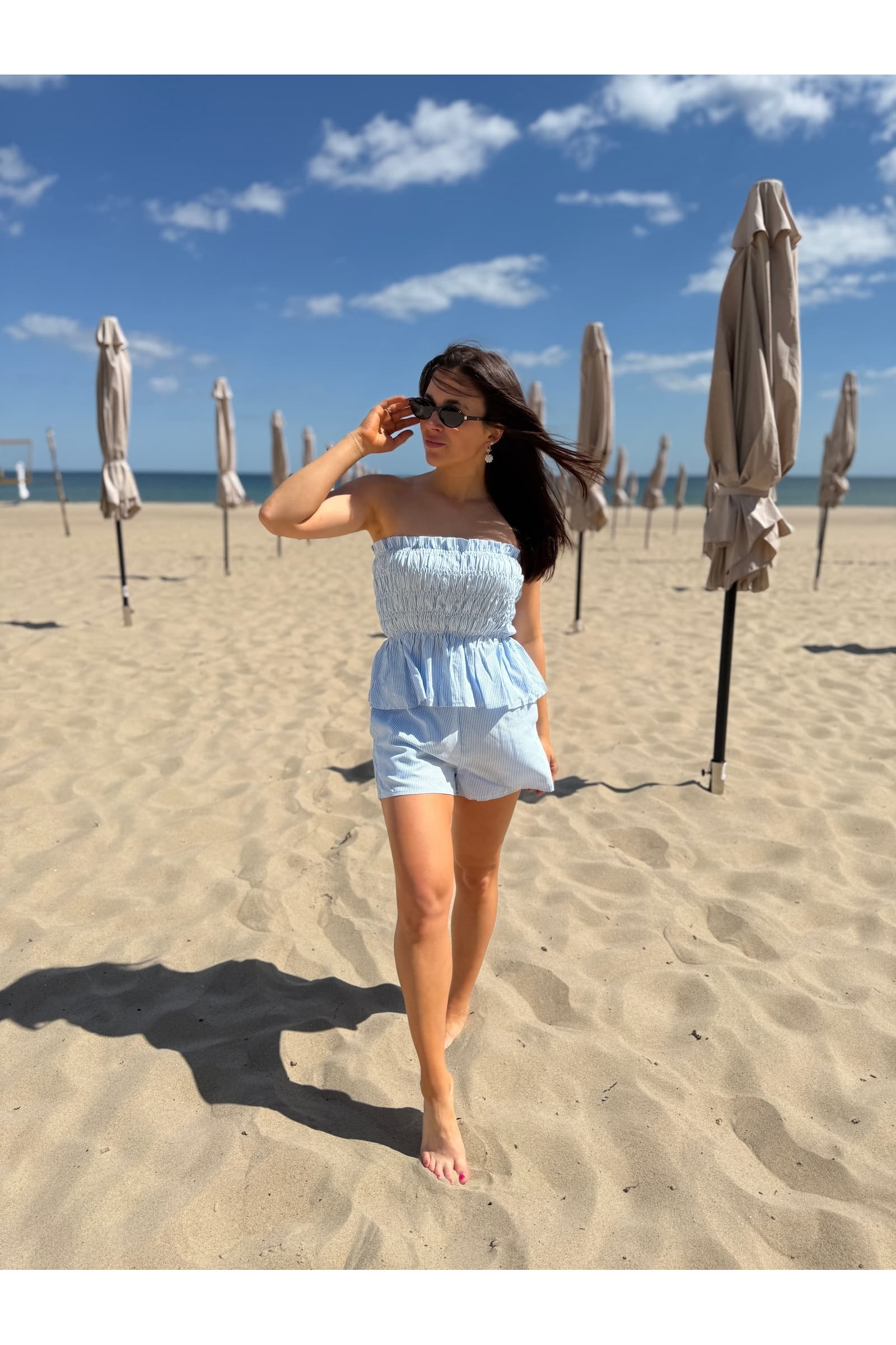 Coco - letni komplet baby blue