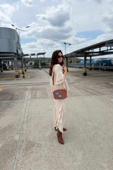 Livia - beżowy komplet boho