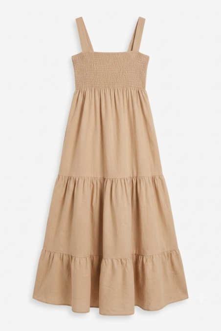 Amira - sukienka z falbankami maxi