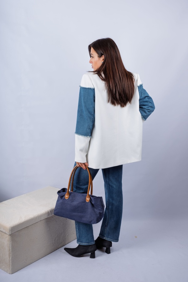Jeanny - denim blazer | Nimes Boutique 2