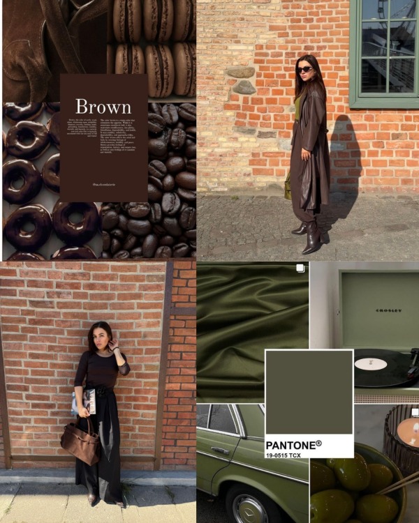 Earthy Chic: Harmonia Oliwki, Brązu i Czerni