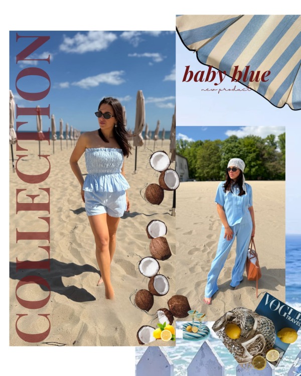Baby Blue: Lodowy Koktajl, Denim i Wakacyjna Energia